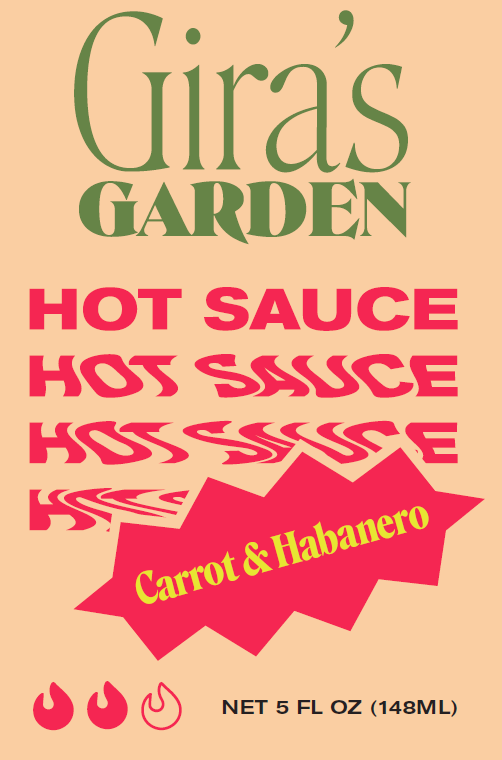 Carrot Habanero Hot Sauce (5oz)